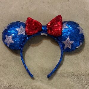 Disney Red and Blue Sequin Ears